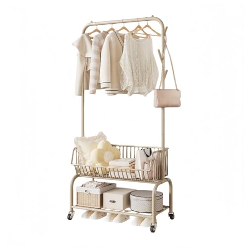 KUBERAS�n���K�[�A��e�ʎ��[�A�t�b�N�t���A�L���X�^�[�t���A�o�X�P�b�g�t�� (�N���[���z���C�g,����60cm)