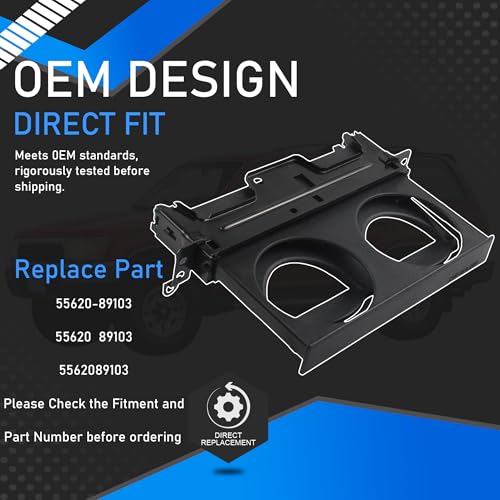 Portavasos central para tablero compatible con Toyota 4runner 1989-1995 miniatura 2