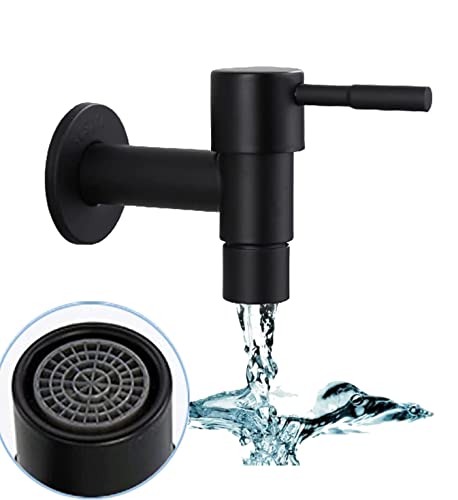 Fregona-Piscina-Grifo-Grifo-Agua-Montado-en-la-Pared-Balcon-Fregadero-Fregadero-Grifo-de-Balcon-Montado-en-la-Pared-Grifo-Negro-para-Lavadero-Bano-Jardin-Cocina