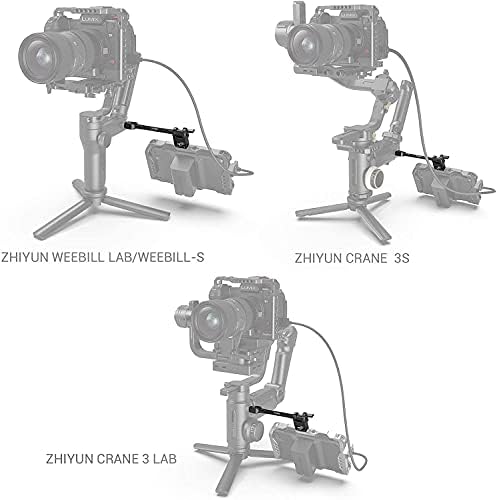 SMALLRIG Adjustable Monitor Mount for DJI RONIN-S/RONIN-SC/RS2/RSC2 & ZHIYUN CRANE 2S/CRANE 3/3S/WEEBILL-S & MOZA AirCross 2 Gimbals - 2889