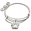 Alex and Ani Prints of Love Expandable Rafaelian Silver Bangle Bracelet