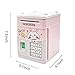 Electronic Piggy Bank for Girls, Kids Safe Money Bank with Personal Password Setting, Mini ATM Bank Girls Piggy Bank, Auto Saving Bank for Real Money, Perfect Birthday Toy Gifts for Kids (Pink)