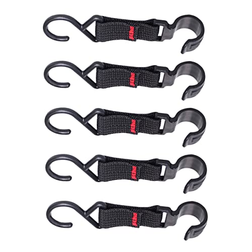 5pcs Camping Hook Hanger Movable Storage for Outdoor Activities Easy Installation for Camping Fishing BBQ and More Fits Pipes