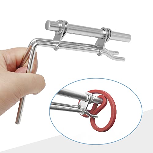 Image of 3pcs Hydraulic Cylinder Piston Tool Kit Set Universal Internal Piston Seal Tool，Hydraulic Cylinder Piston Repair Seal Kit, U-Cup Rod Seal Installation Tool Kits Upgraded Seal Twistor Install Tool Set