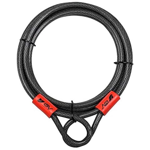 BV 15FT Security Steel Cable with Loops Cover