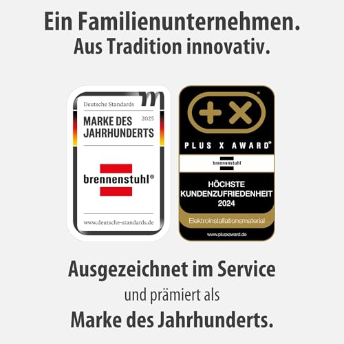 Brennenstuhl Rauchmelder SET, 6x RM C 9010 mit austauschbarer Batterie (geprüft nach EN 14604,...