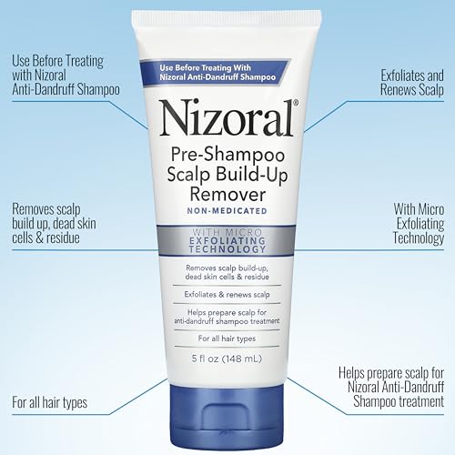 image for Nizoral Pre-Shampoo Scalp Build-Up Remover - Exfoliates and Renews Hel