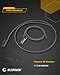 Sunroof Glass Cable (Pair), Compatible with 2015-2020 Ford F150 F250 F350 F450, Ford Expedition, 2018-2020 Lincoln Navigator, OE# FL3Z16502C22 Sliding Skylight Glass Wire, Sunroof Repair Kit