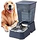 5L Automatischer Hundefutterspender und Hundewasserspender Katzenfutterspender und Katzenwasserspender für mittelgroße Und große Hunde Katzen Und Andere Haustiere Tiere (5L Dunkelgrau Wasserspender)