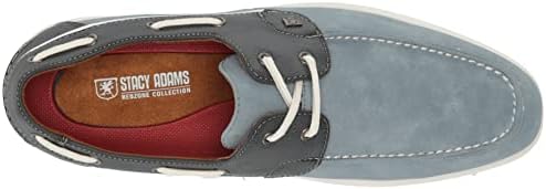 Stacy Adams Men's Reid Boat Shoe, Light Blue Multi, 13 | Image 4