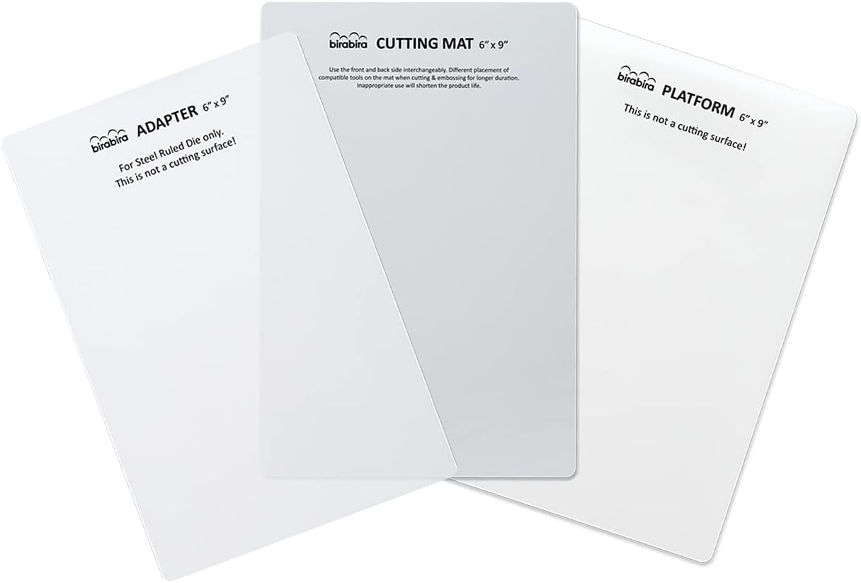 Plaques De Découpe Transparentes A5 (22.7x15.7 Cm) - 2 Pièces En Polycarbonate Pour Machine à Découper Manuelle