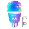 Linkind Smart Light Bulbs, WiFi Light Bulbs work with Alexa & Google Home, RGBTW Color Changing Light Bulb with APP Control, 9W LED Smart Bulb equivalent 60W, A19 E26 Alexa Light 2.4Ghz 800LM Dimmable