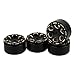 RZXYLRC 4PCS 1.0 Brass Beadlock Wheels Rims Hub for 1/24 Axial SCX24 90081 C10 AX24 1/18 TRX4m RC Crawler Car Upgrade Parts (Rim C)