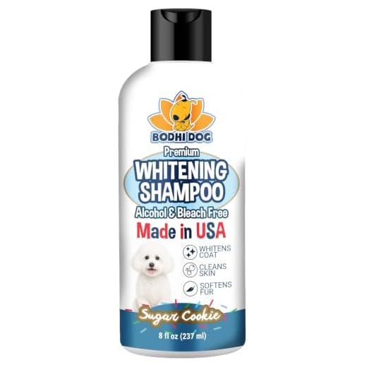 Bodhi Dog Amazing White Shampoo | Whitening Shampoo for Dogs | White Dog Shampoo | Brightens White & Light Coats | Natural Ingredients | Professional Quality (8 Fl Oz)