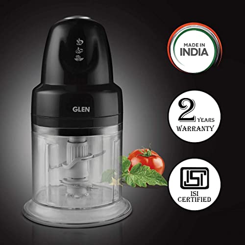 Glen Mini Electric Vegetable Chopper Turbo 500 ml with 2 Blades 200