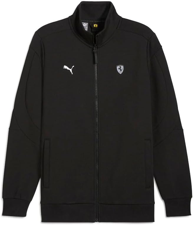 PUMA Mens Scuderia Ferrari Style Mt7 Jacket Athletic Outerwear Casual - Black