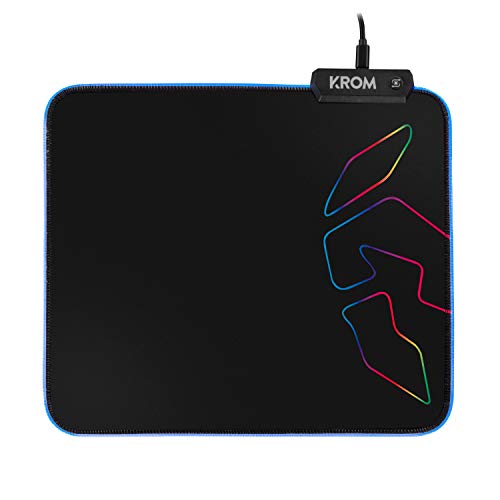 Tappetino Gaming Knout RGB -NXKNTRGB- Tappetino Gaming, tre effetti RGB, base in gomma antiscivolo, Nero - Mousepad - Immagine 5