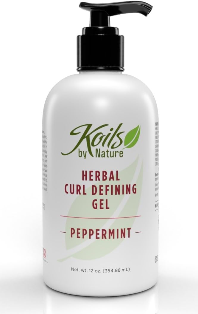 Koils by NatureHerbal Curl Defining Fragrance-Free Gel (Peppermint, 12 oz)