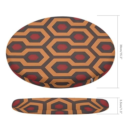 Coussin de chaise rigide Shining Overlook : mousse mémoire contre mal de dos 38cm - 3