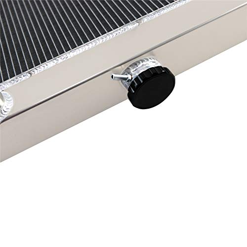 OzCoolingParts 72-86 Jeep CJ-Series Radiator - Designs Pro 3 Row Core Aluminum Racing Radiator for 1972-1986 73 74 75 76 77 78 79 80 81 82 83 84 85 Jeep CJ CJ5 CJ6 CJ7 Automotive Engine Radiator - Thumbnail 2