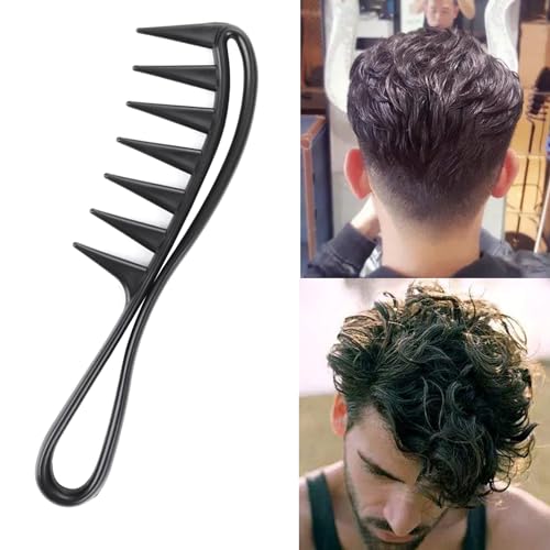 Peines de Dientes Anchos para Cabello Rizado y Largo - Pack 2 miniatura 6