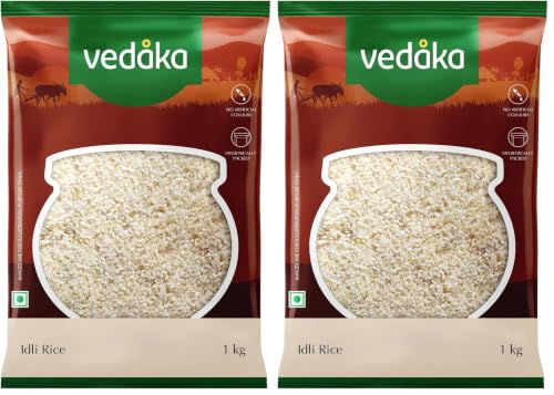 Image of Amazon Brand - Vedaka Idli Rice, 1kg (Pack of 2)
