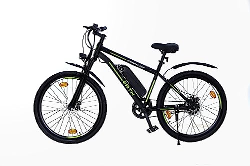 Image of ERTH ELECTRIC Product | Electric Bicycle | 250W BLDC Motor | 36V (Li-ion) 7.8 Ah Battery | Speed Upto 25 Kmph | Both Throttle and Pedal assist mode | Range Upto 40 KM on PAS and 30 KM on Throttle mode