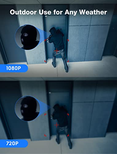 Wired Security Camera, Ezfix 1080P 100Ft Full-Color Night Vision 2.0Mp Cctv Camera (Hybrid 4-In-1 Hd-Cvi/Tvi/Ahd/960H Analog Cvbs), 2Pcs Led, 82.2° View Angle, Waterproof Surveillance Camera (Black) #TOP2