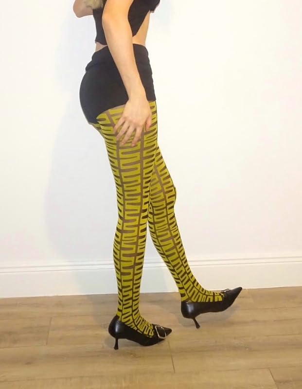 Image of Women Sheer Tights Control Top Pantyhose Y2k Polka Dot Skinny Mesh Tights Fishnet Socking Leggings