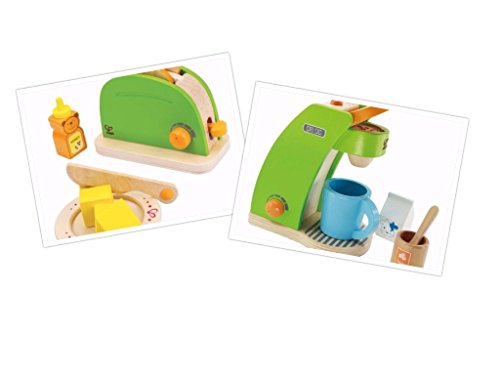Preisvergleich Produktbild MaMeMi Frühstücks-Set: Kaffeemaschine und Toaster von Hape