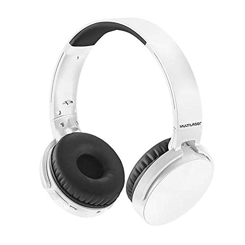 Headphone Bluetooth Premium Hands-Free SD/AUX/FM Multilaser PH265 Branco
