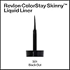 Revlon Skinny Liquid Eyeliner, ColorStay Eye Makeup, Waterproof, Smudge-proof, Longwearing with Ultra-Fine Tip, Black Out, 0.08 oz