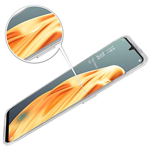 Image of Amazon Brand - Solimo Silicone Mobile Cover For Oppo F15 (Soft & Flexible Back Case), Transparent, Clear