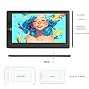 VEIKK VK1200 Drawing Tablet with Screen, 11.6 Inch Full-Laminated Graphic Drawing Monitor, with Battery-Free Pen and Tilt Function, 6 Customized Keys(Must be Connected to a Computer to Work)