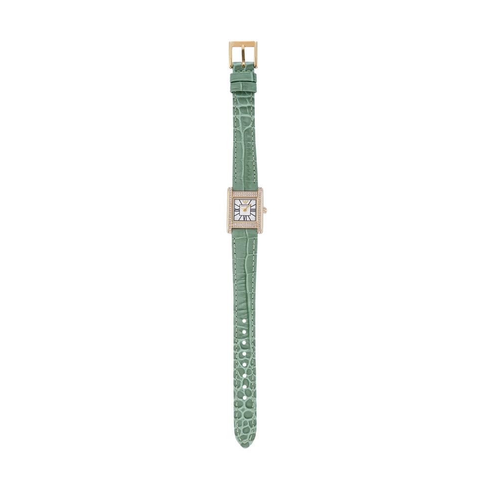 Emporio Armani zegarek dla kobiet, dwukierunkowy mechanizm kwarcowy 20 mm z paskiem ze stali nierdzewnej lub skóry