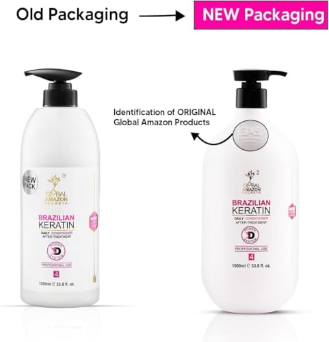 Image of Brazilian Keratin Natural Conditioner For All Hair Types 1000Ml | Sulphate Free | For Dry And Damaged Hairs, (1 Big Brazilian conditioner)