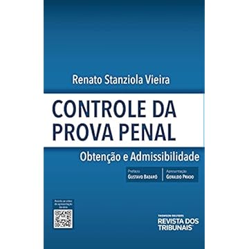 Capa do livro Controle Da Prova Penal