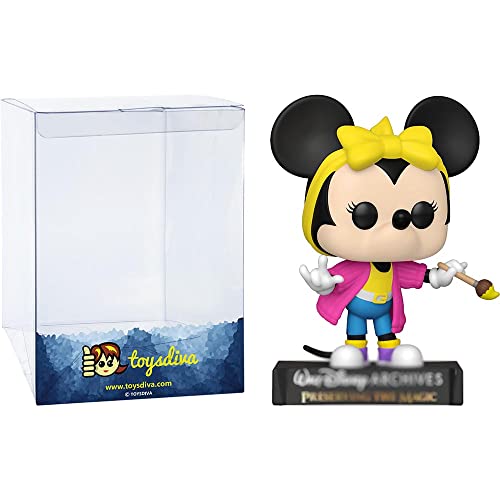 Totally Minni E: P O P ! Vinyl Figurine Bundle With 1 Compatible 'Toysdiva' Graphic Protector (1111-57624 - B)