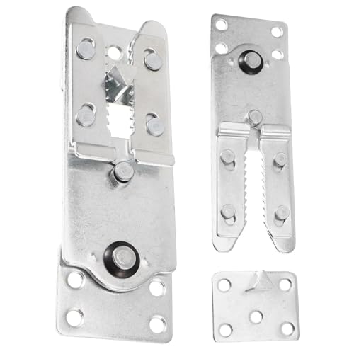Conectores de hierro para sofá seccional Warmhm, pack de 2 abrazaderas de unión para muebles 2