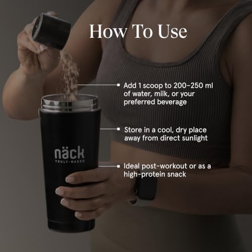 Image of Nack Chocolate Whey Protein 966g | 24.2g Protein in 109 kcal | 12.07g EAA | Whey Isolate & Concentrate | Sourced from Europe | Supports Muscle Recovery | With Digestive Enzymes | Informed Choice Certified