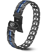 KGP Strength Magnetic Bracelet with Healing Magnets for Men or Women,Magnetic Stainless Steel Bra...