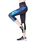 sporthose damen langgröße Die capri leggings damen ist hoher taillierter Schnitt, weich, super bequem, elastisch und blickdicht