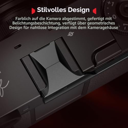 SMALLRIG Daumengriff für FUJIFILM X Half, Anti-Rutsch-Design, Schwarz – Ansicht 4