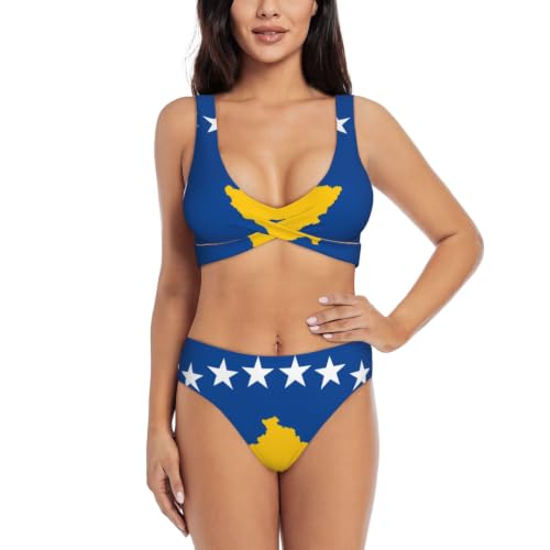 Maillot de bain deux pièces Kosovo avec coussinets amovibles push-up