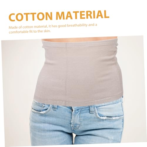 Faja lumbar unisex de algodón para soporte y calor miniatura 3