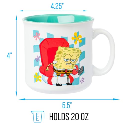 Taza de cerámica Camper SpongeBob SquarePants 20 oz miniatura 2
