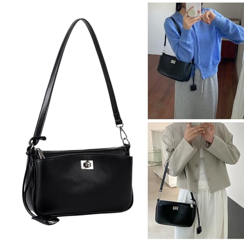 Women Armpit Bag Trendy Handbag All-matching Underarm Purse Korean Styles Shoulder Bag Stylish Commuting For Daily Pu Leather2