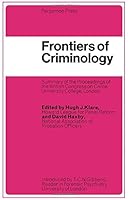FRONTIERS OF CRIMINOLOGY 0080115799 Book Cover