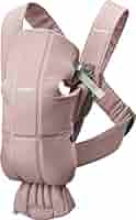 Amazon.com: BabyBjörn Baby Carrier Mini, Cotton, Dusty Pink