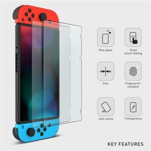 CSL-TECH Screen Protector For Nintendo Switch 2 PACK Tempered Glass Screen Protector Premium Anti Scratch Clear HD 6.2 inch Tablet
